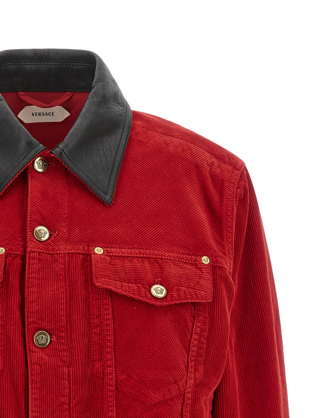 Versace Cotton Full-Length Women's Jacket