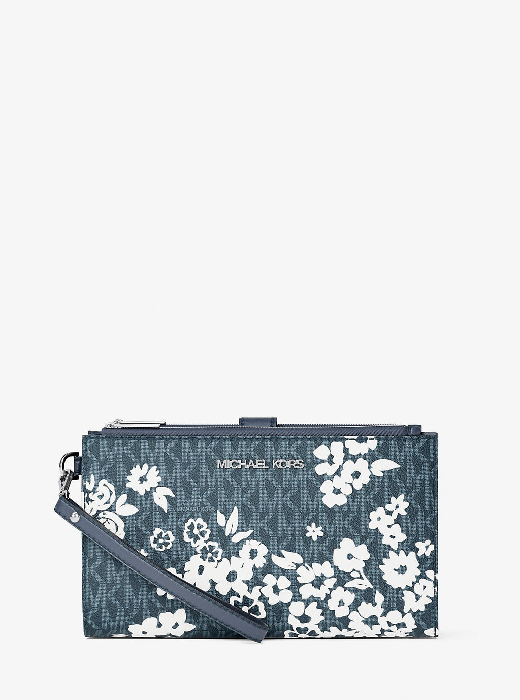 Jet Set Travel Large Printed Signature Logo Wristlet
