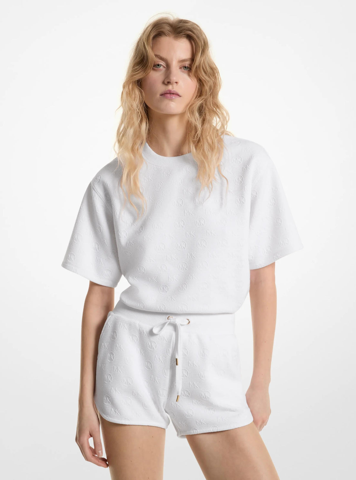 Logo Jacquard Knit Shorts