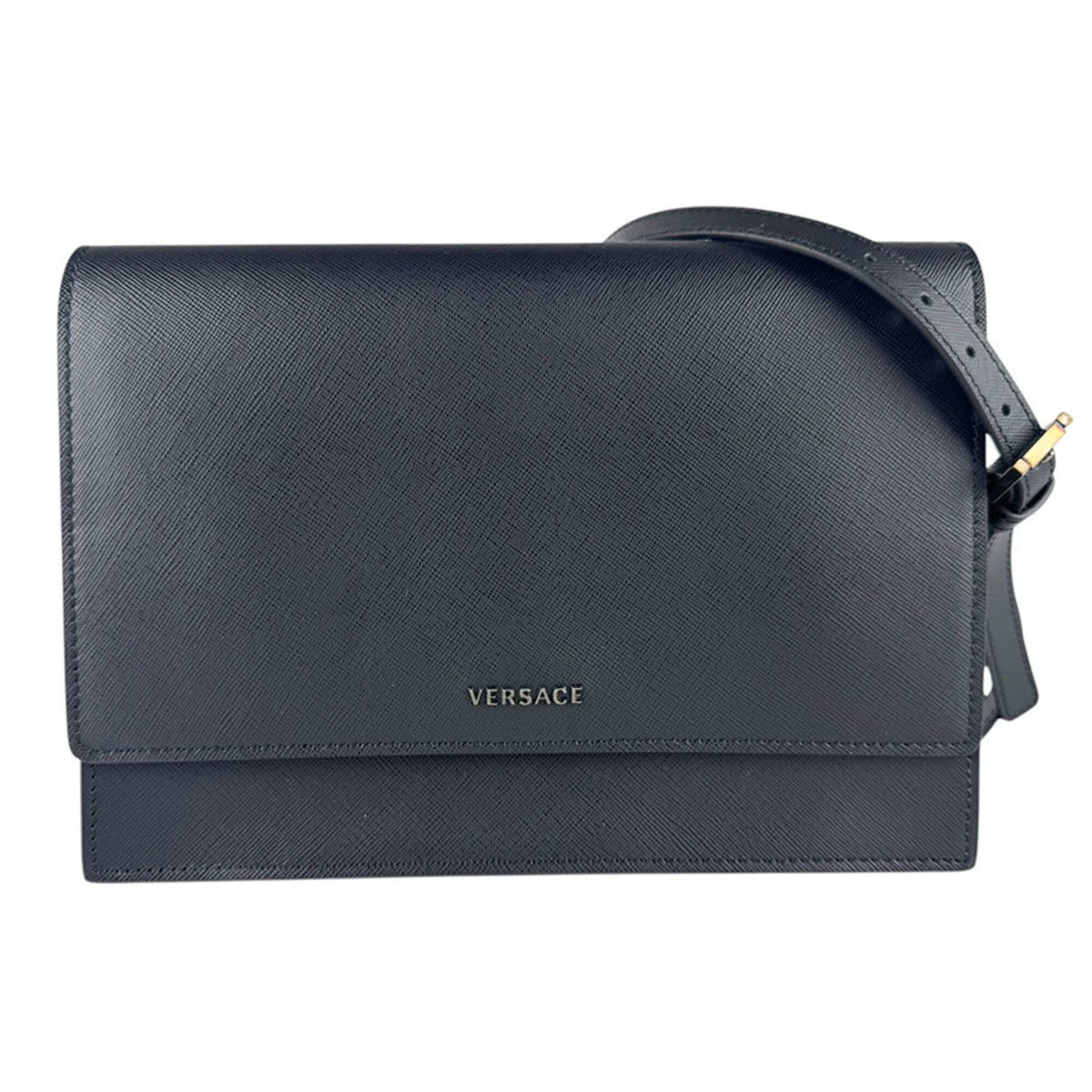 Versace Leather Shoulder Bag (Pre-Owned)