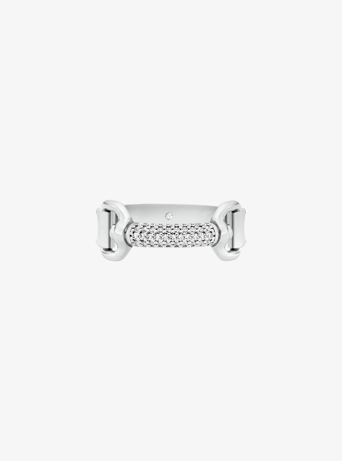 Pavé Horsebit Ring