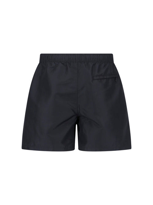 "Medusa" Swim Shorts – Black