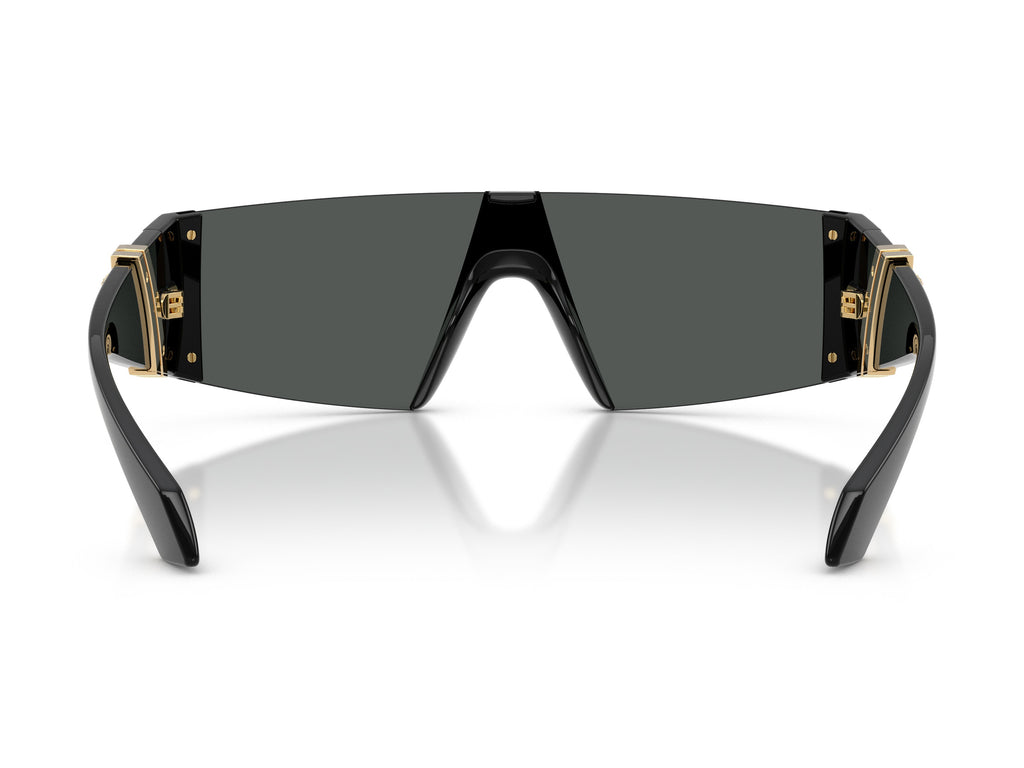 Gold 0ve4516 Oversized Shield Sunglasses