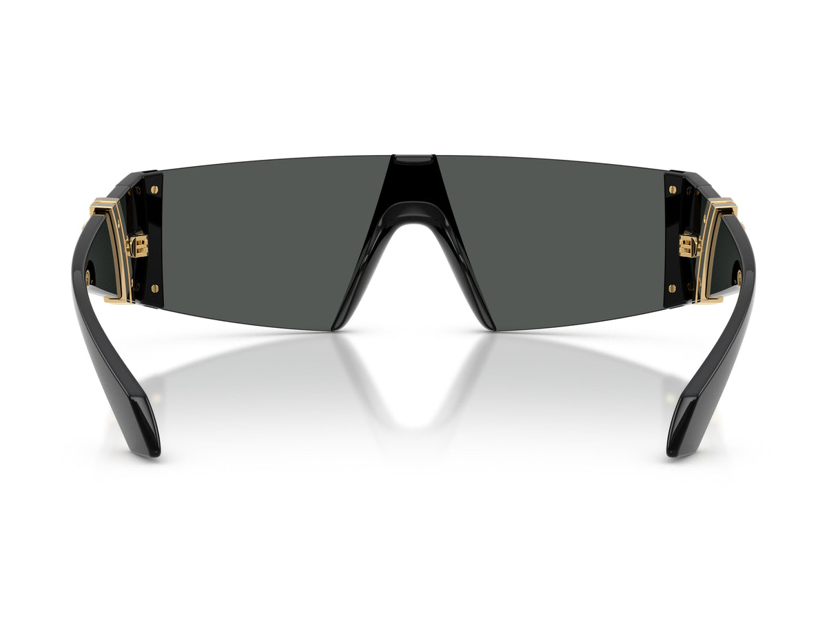 Gold 0ve4516 Oversized Shield Sunglasses