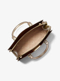 Sheila Medium Metallic Satchel