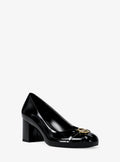 Dori Patent Block Heel Pump
