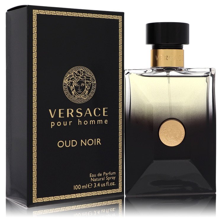 Versace Pour Homme Oud Noir by Versace Eau De Parfum Spray 3.4 oz Men