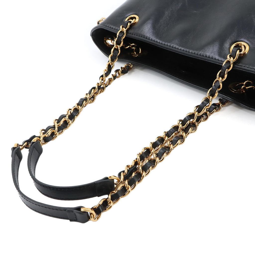 Versace Leather Handbag Shoulder Bag (Pre-Owned)