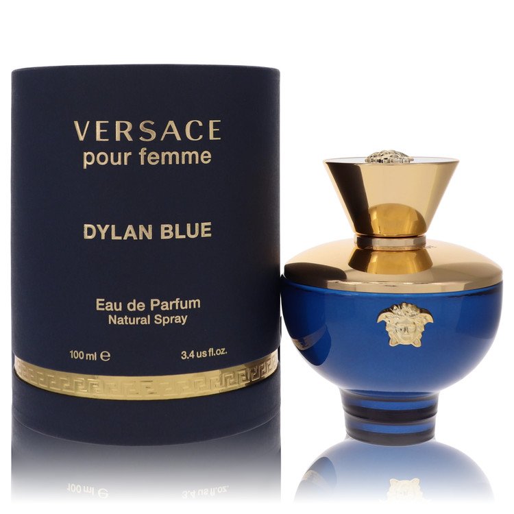 2pcs Combo Versace Pour Femme Dylan Blue by Versace Eau De Parfum Spray 3.4 oz Women