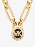 Pavé Lock Necklace
