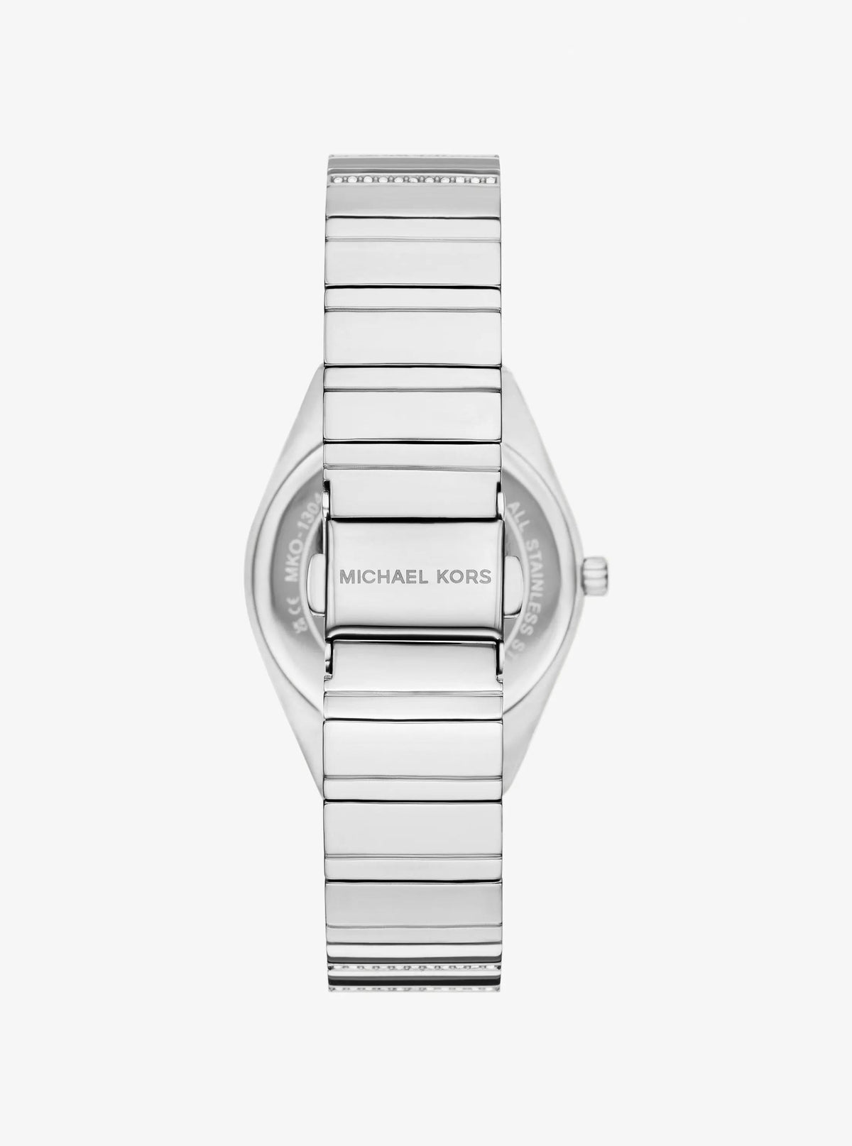 Mini Lennox Pavé Silver-Tone Watch