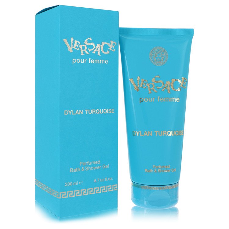 2pcs Combo Versace Pour Femme Dylan Turquoise by Versace Shower Gel 6.7 oz for Women