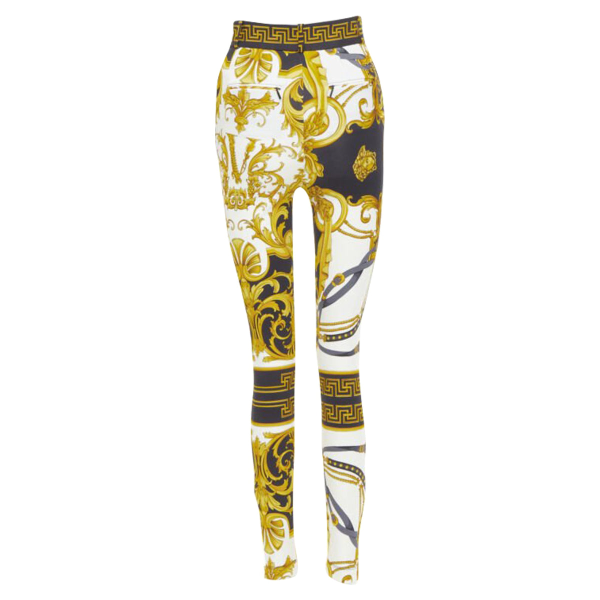 Versace Rodeo Barocco harness legging pants