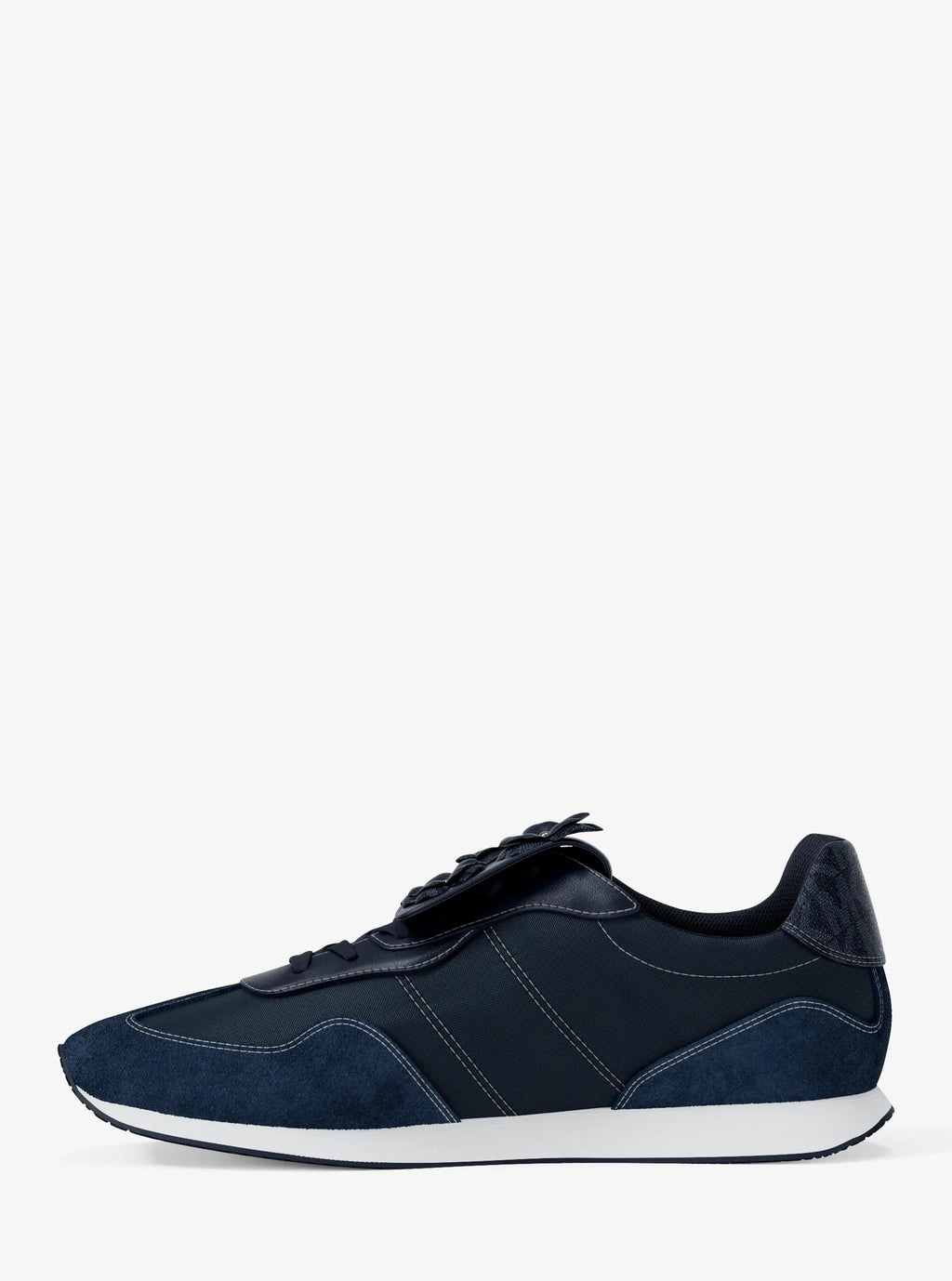 Essex Embellished Mixed-Media Trainer