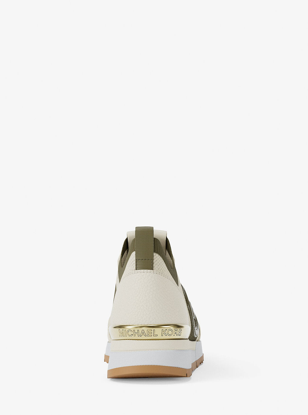Michael Kors Outlet Jenkins Two-Tone Stretch Knit Trainer