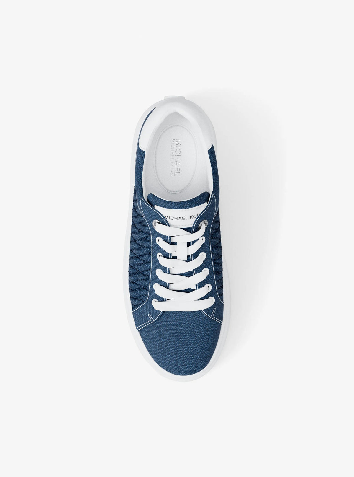 Romey Matelassé Denim Platform Sneaker