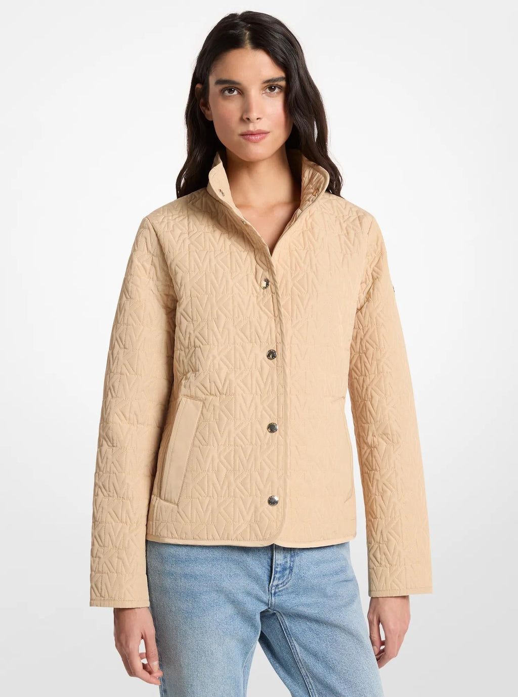 Quilted Logo Jacket