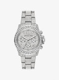 Oversized Everest Pavé Silver-Tone Watch