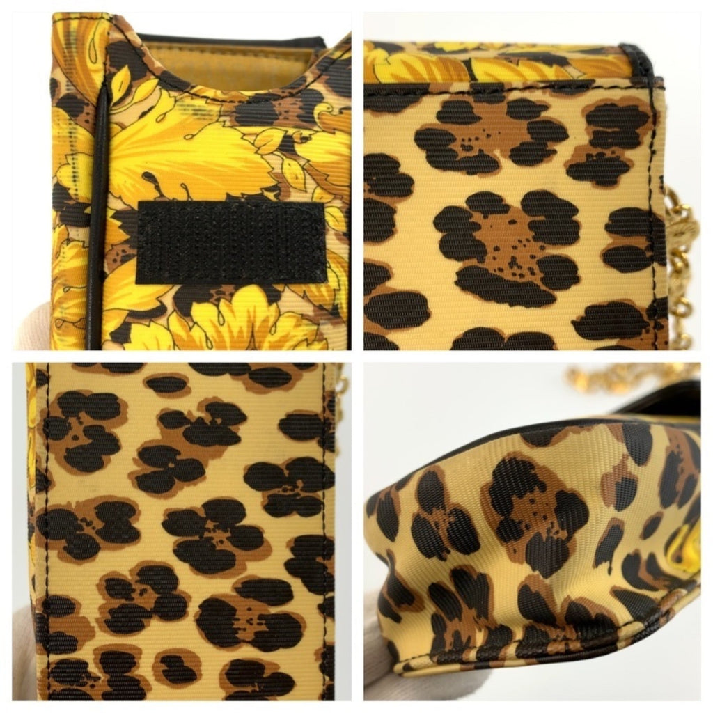 Versace yellow Pvc Pochette Shoulder Bag (Pre-Owned)