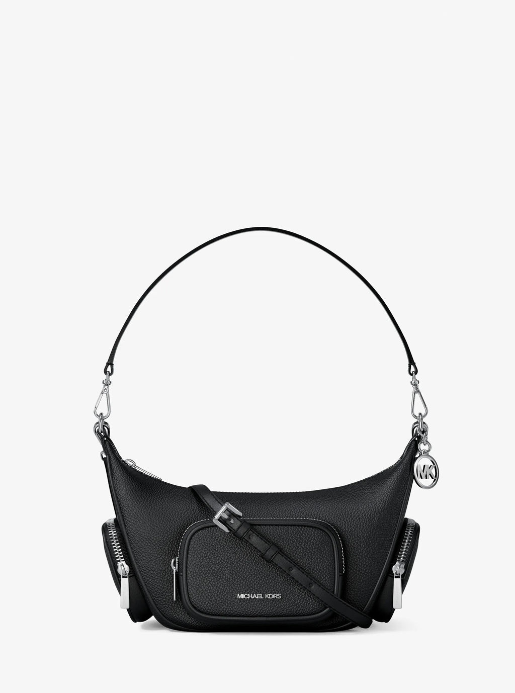 Merritt Small Pebbled Leather Convertible Crossbody Bag