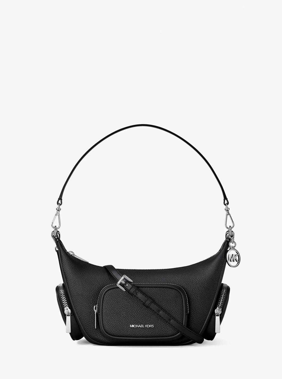 Merritt Small Pebbled Leather Convertible Crossbody Bag