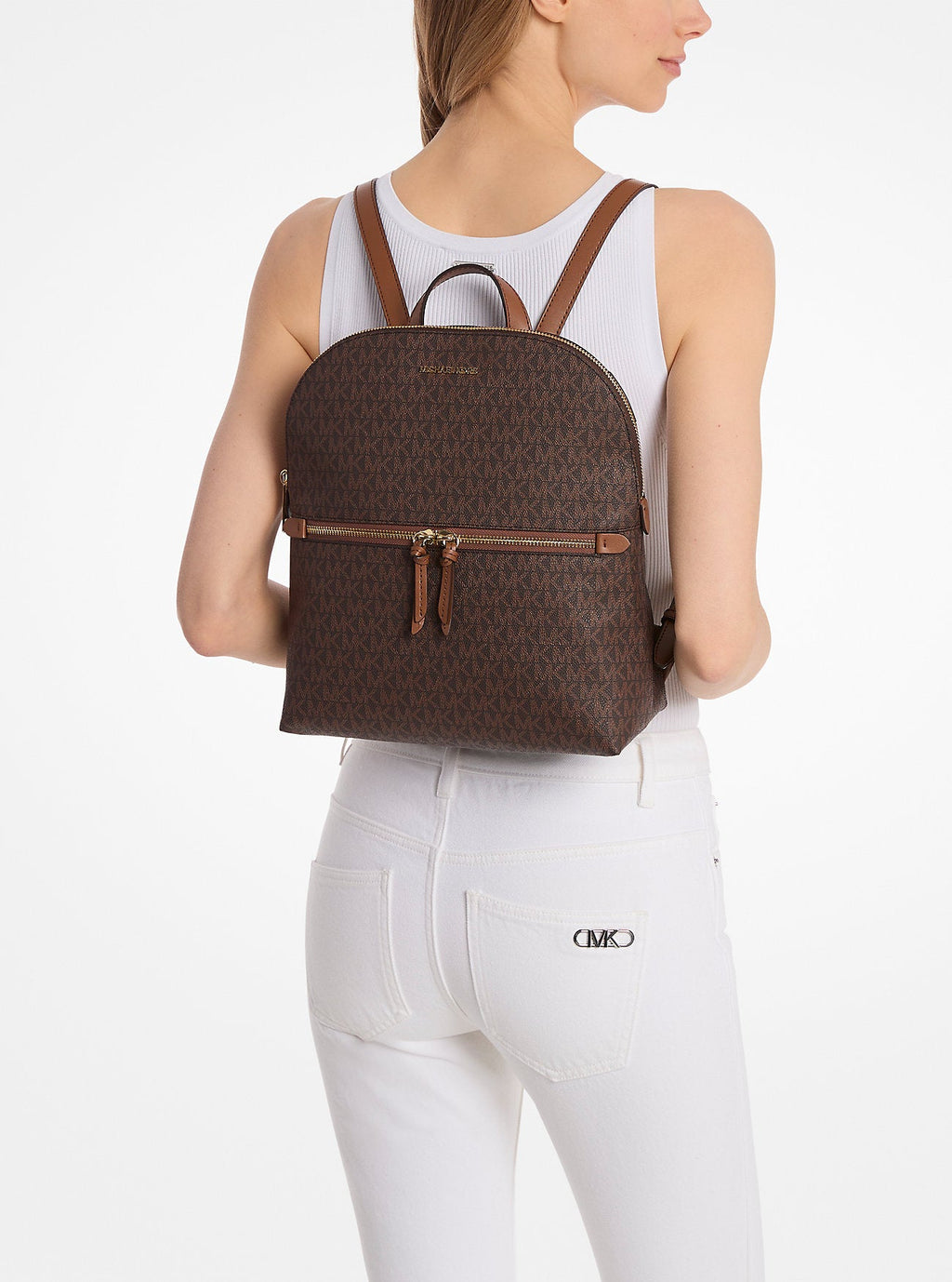 Dallas Medium Signature Logo Backpack
