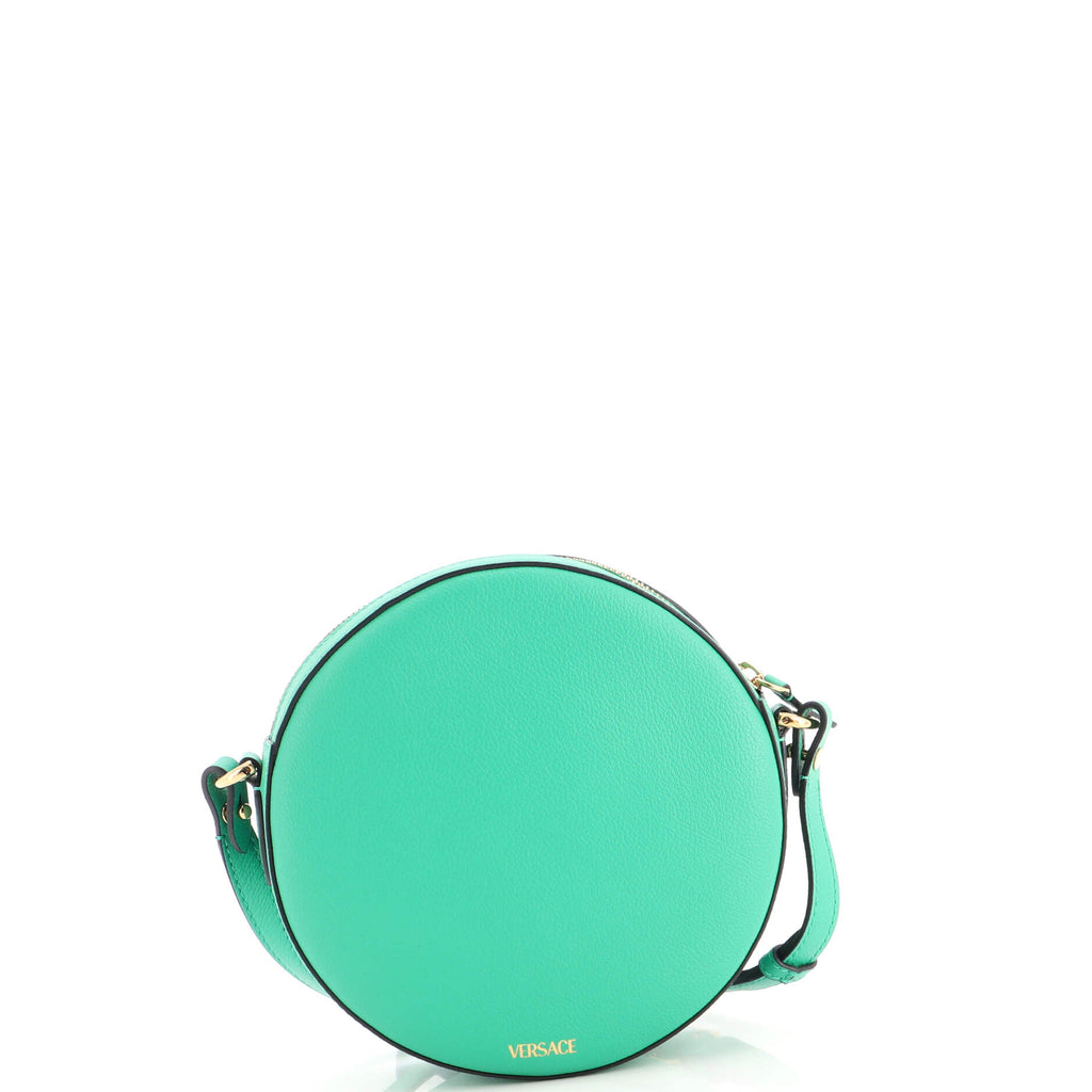 La Medusa Round Camera Bag Leather Small