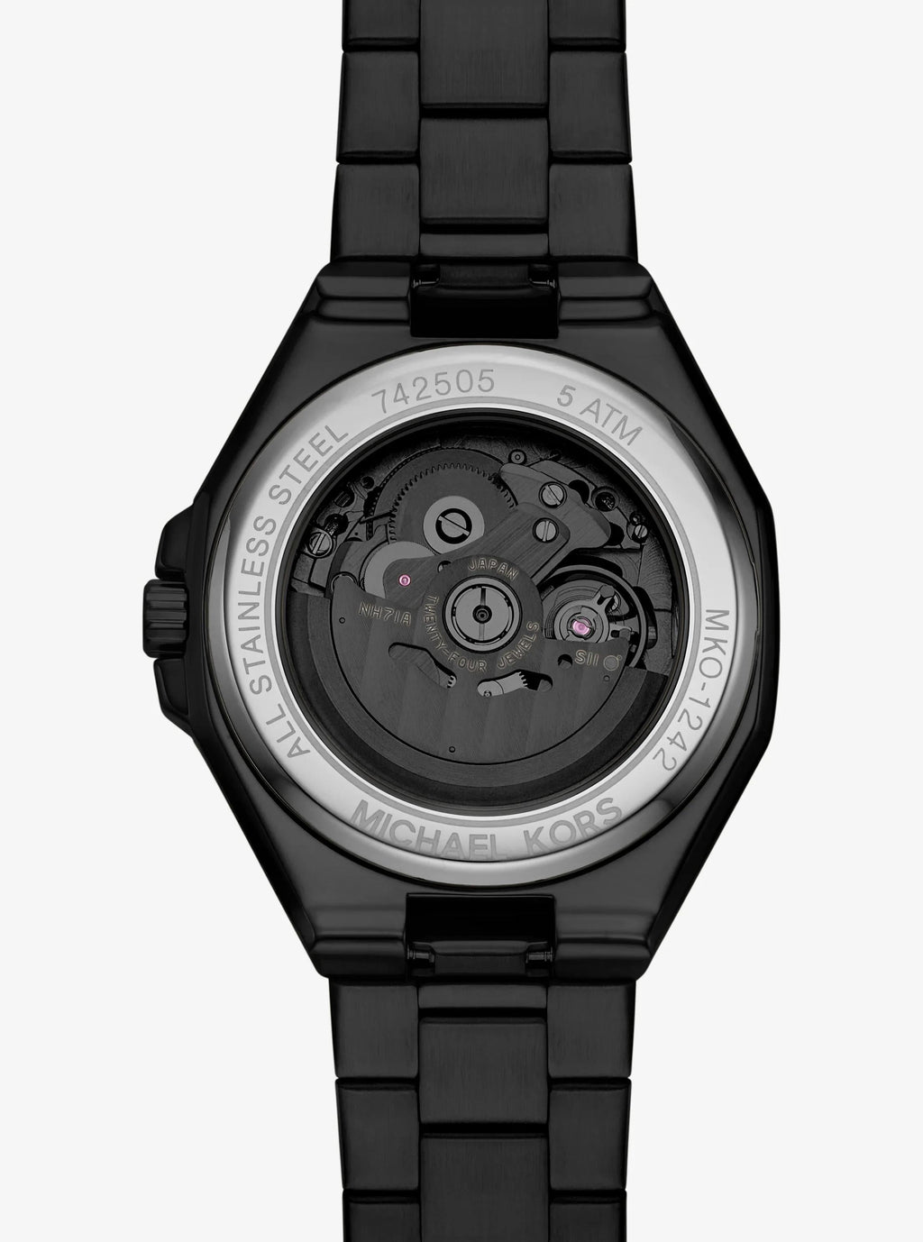 Oversized Callum Black-Tone Watch
