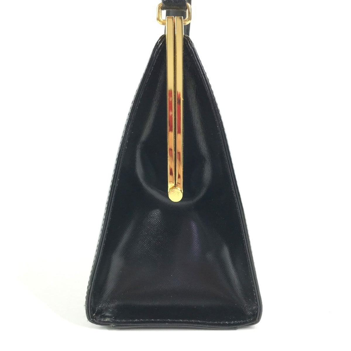 Versace Leather Handbag Shoulder Bag (Pre-Owned)