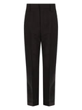 Tailored Pressed Creases Wool Mohair Trousers