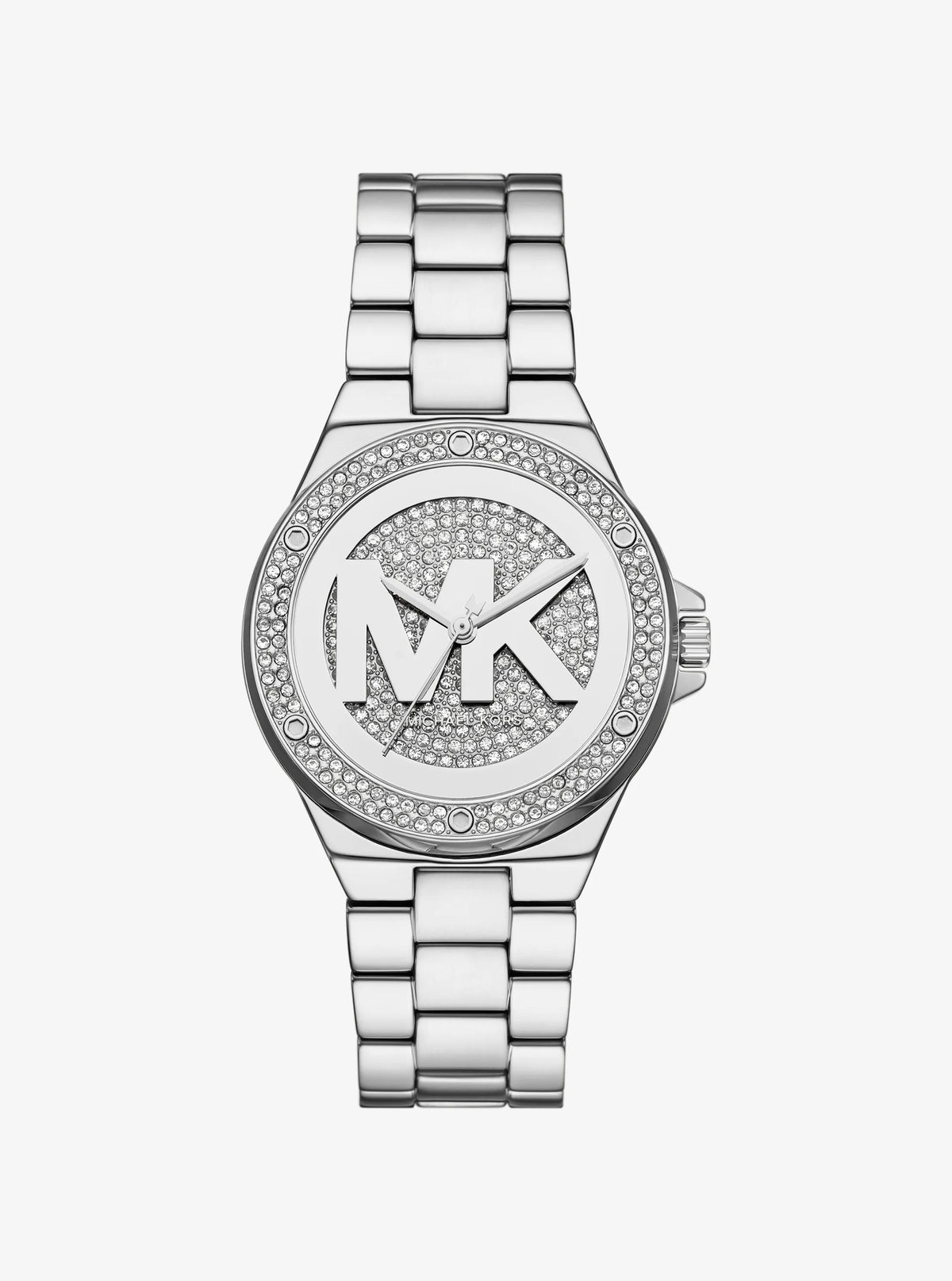 Lennox Pavé Silver-Tone Watch