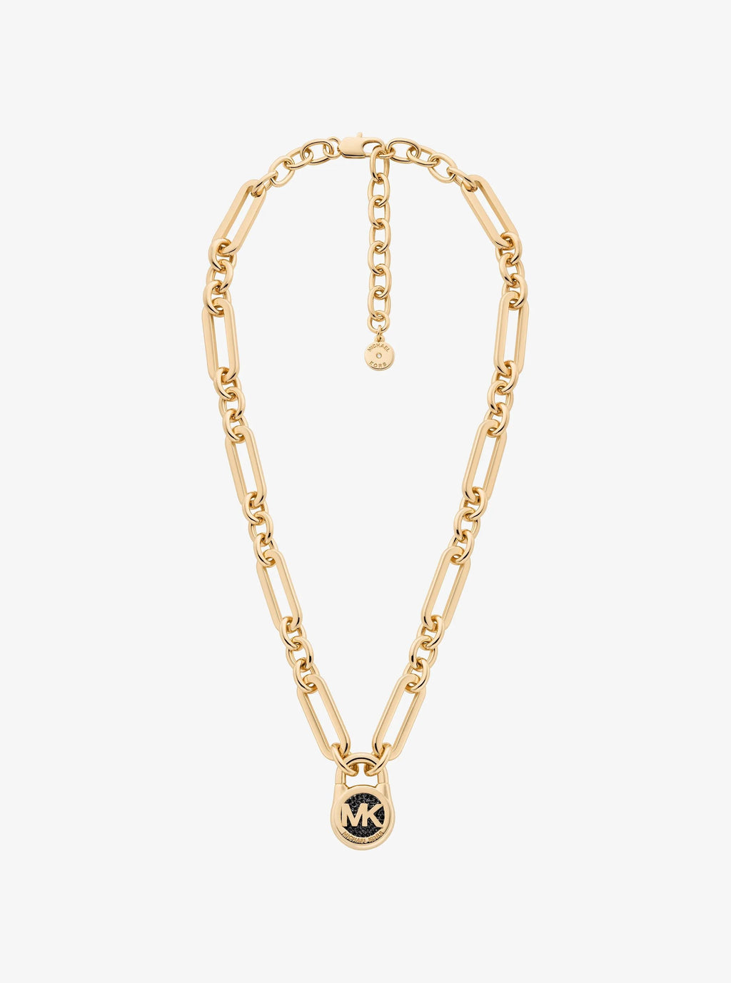 Pavé Lock Necklace