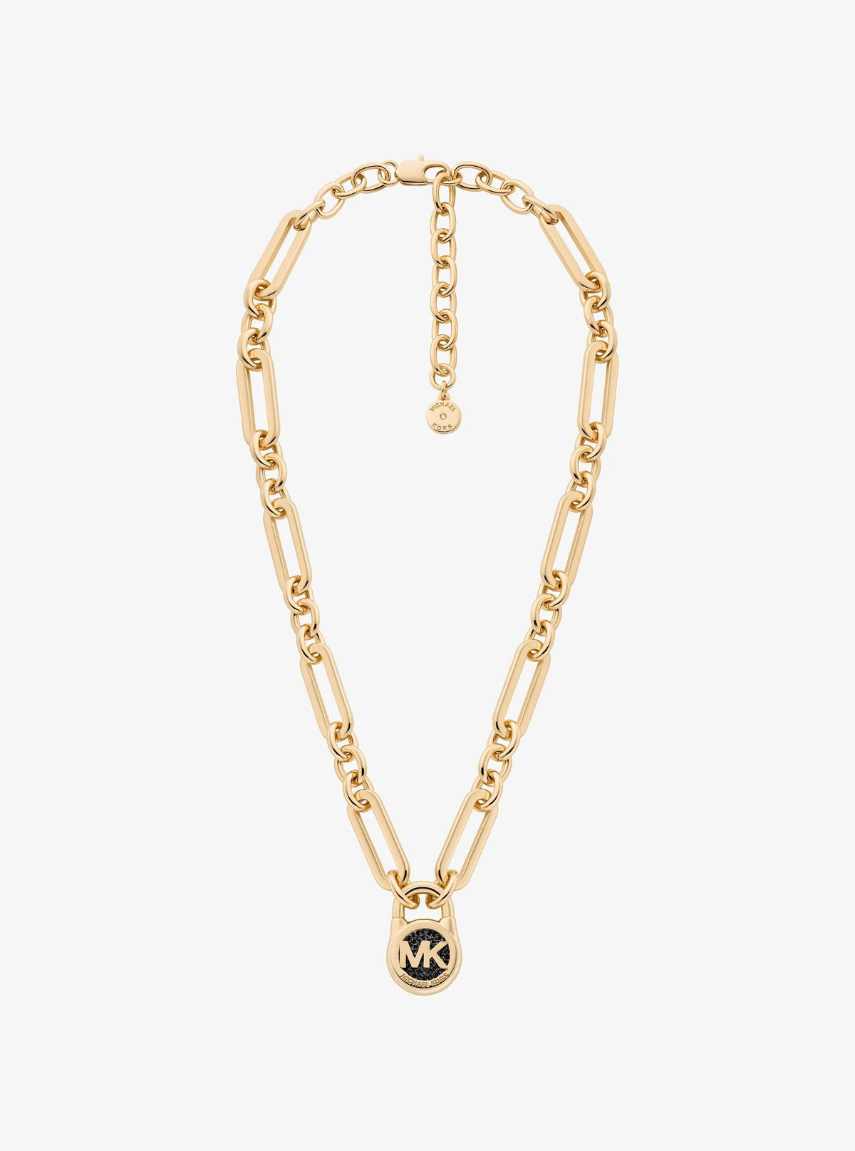 Pavé Lock Necklace