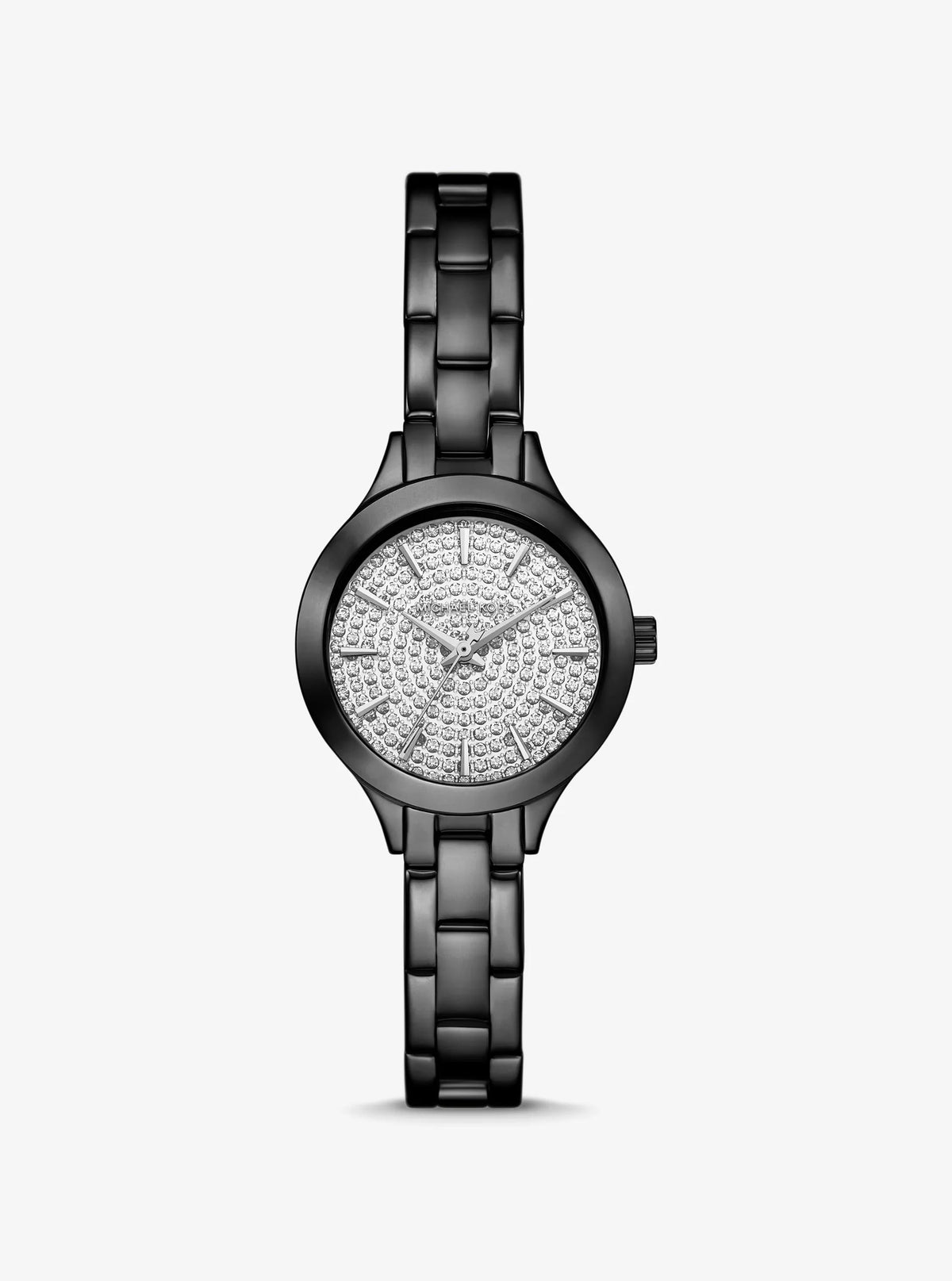 Petite Aspyn Pavé Black-Tone Watch