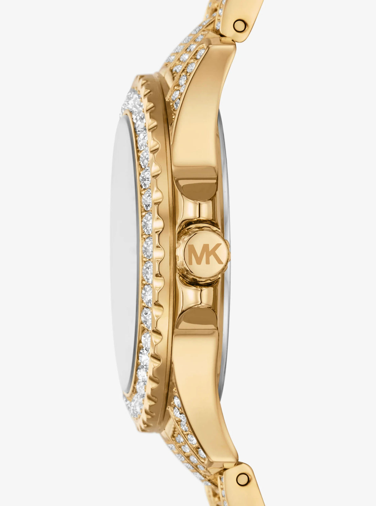 Mini Everest Pavé Gold-Tone Watch