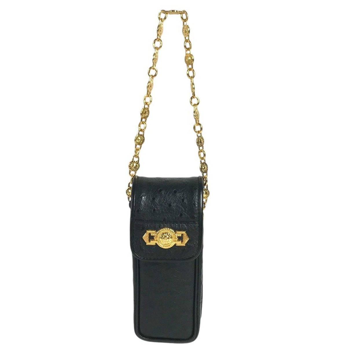 Versace Leather Handbag Pouch (Pre-Owned)