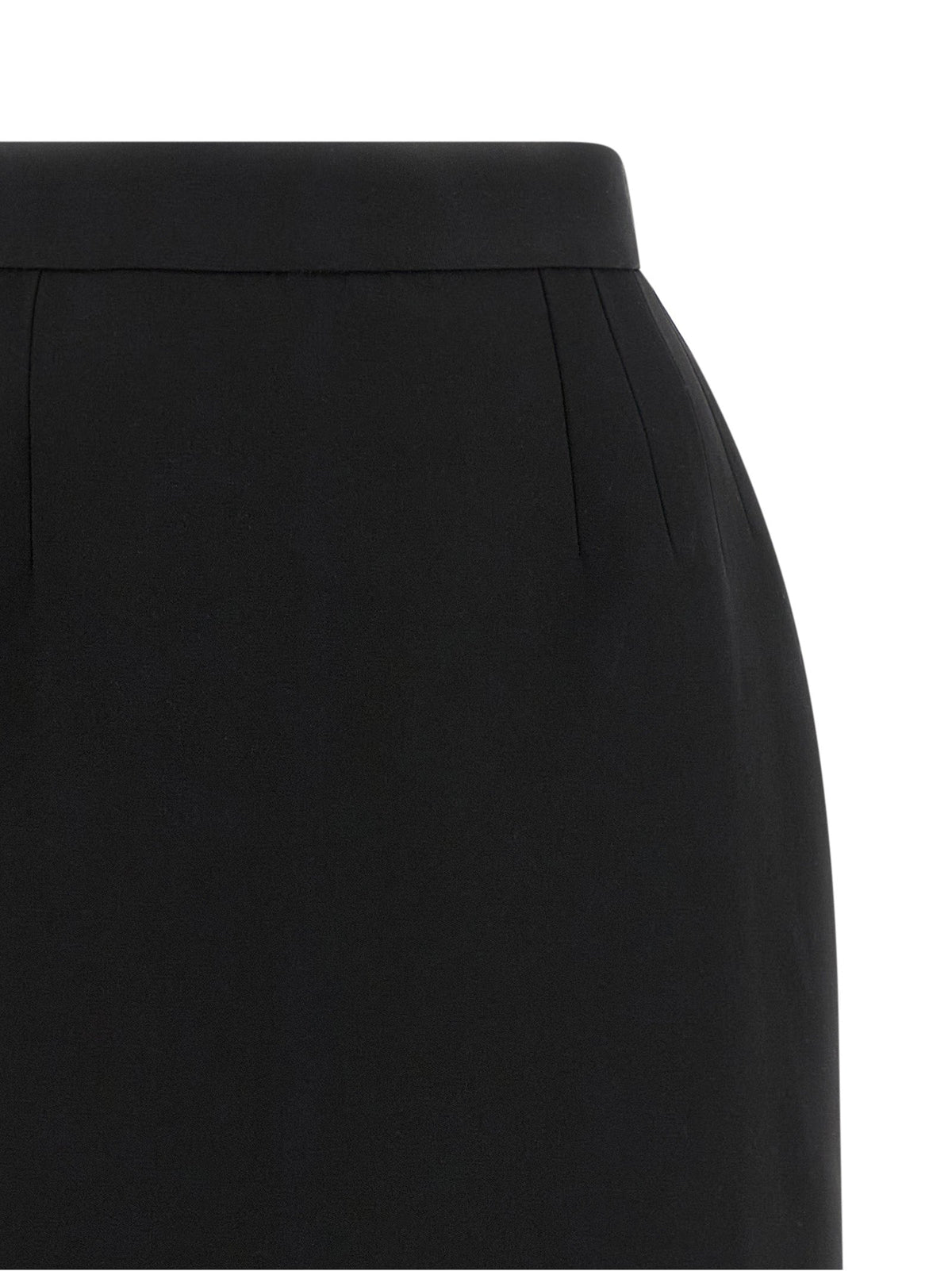 Versace Virgin Wool Long Women's Skirt