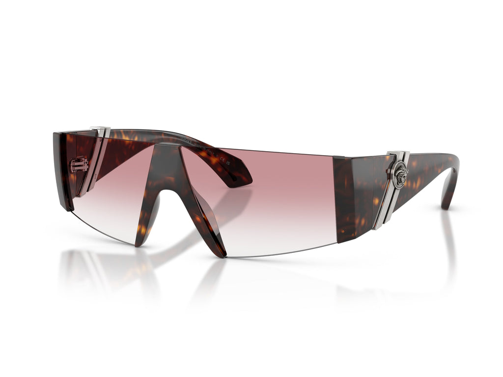 0ve4516 Gradient Oversized Shield Sunglasses