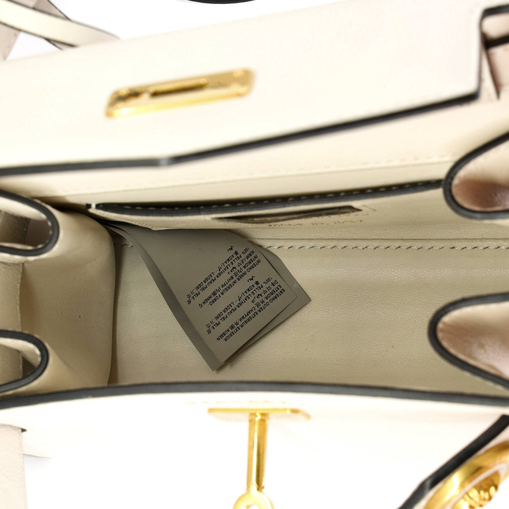 Icon Convertible Top Handle Bag Leather Mini
