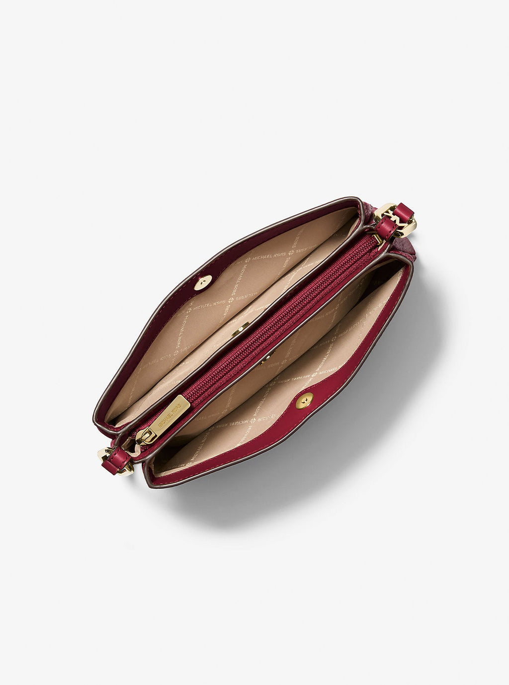 Trisha Medium Pebbled Leather Crossbody Bag