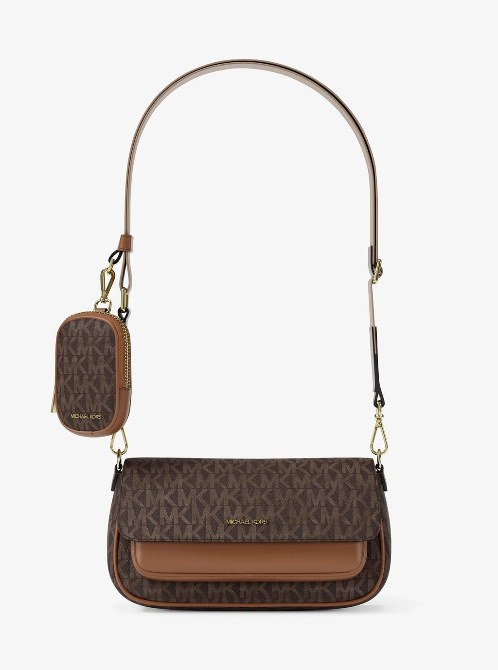 Jet Set Travel Small Signature Logo Crossbody Bag With Pouch