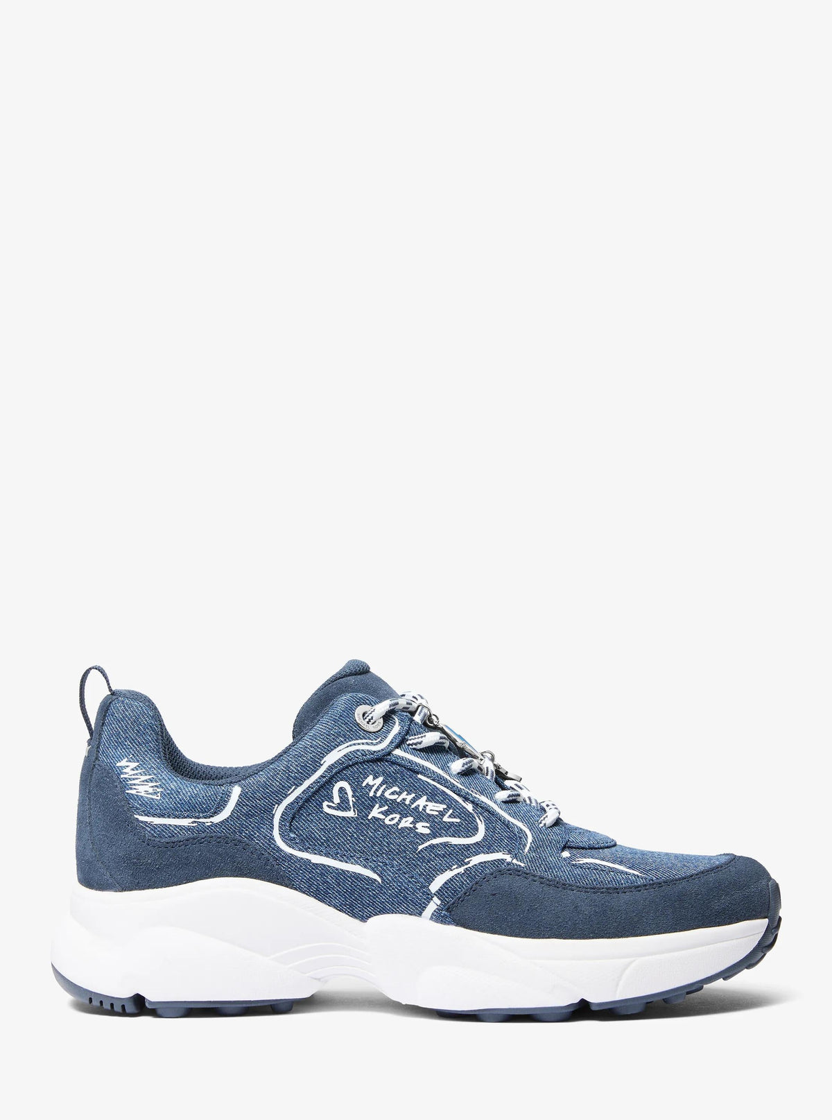 Jett Embellished Denim Trainer