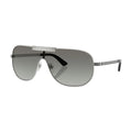 Versace Sunglasses Shield Full Rim, Silver Frame And Grey Gradient Lens Ve2293100011