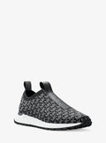 Bodie Metallic Logo Knit Slip-On Sneaker