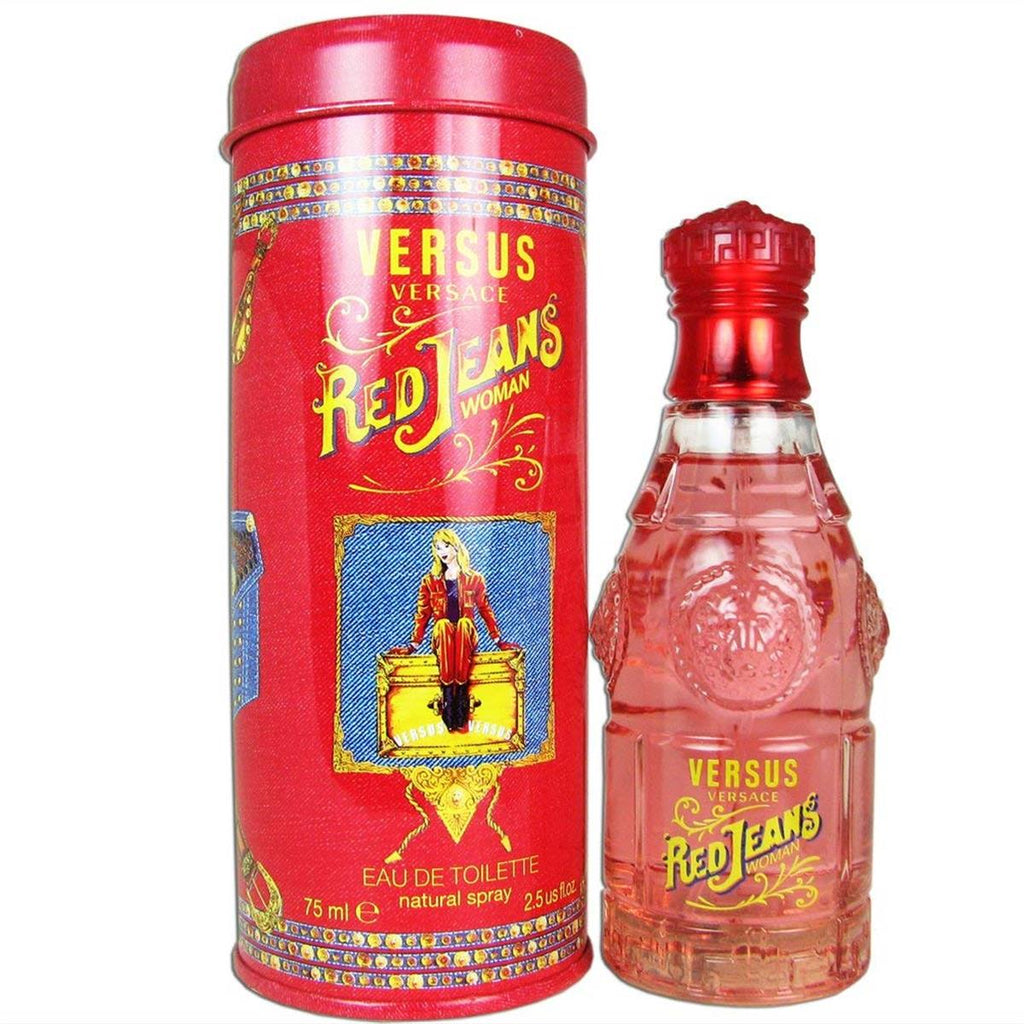 Versace  2.5 oz Red Jeans Eau De Toilette Spray for Women