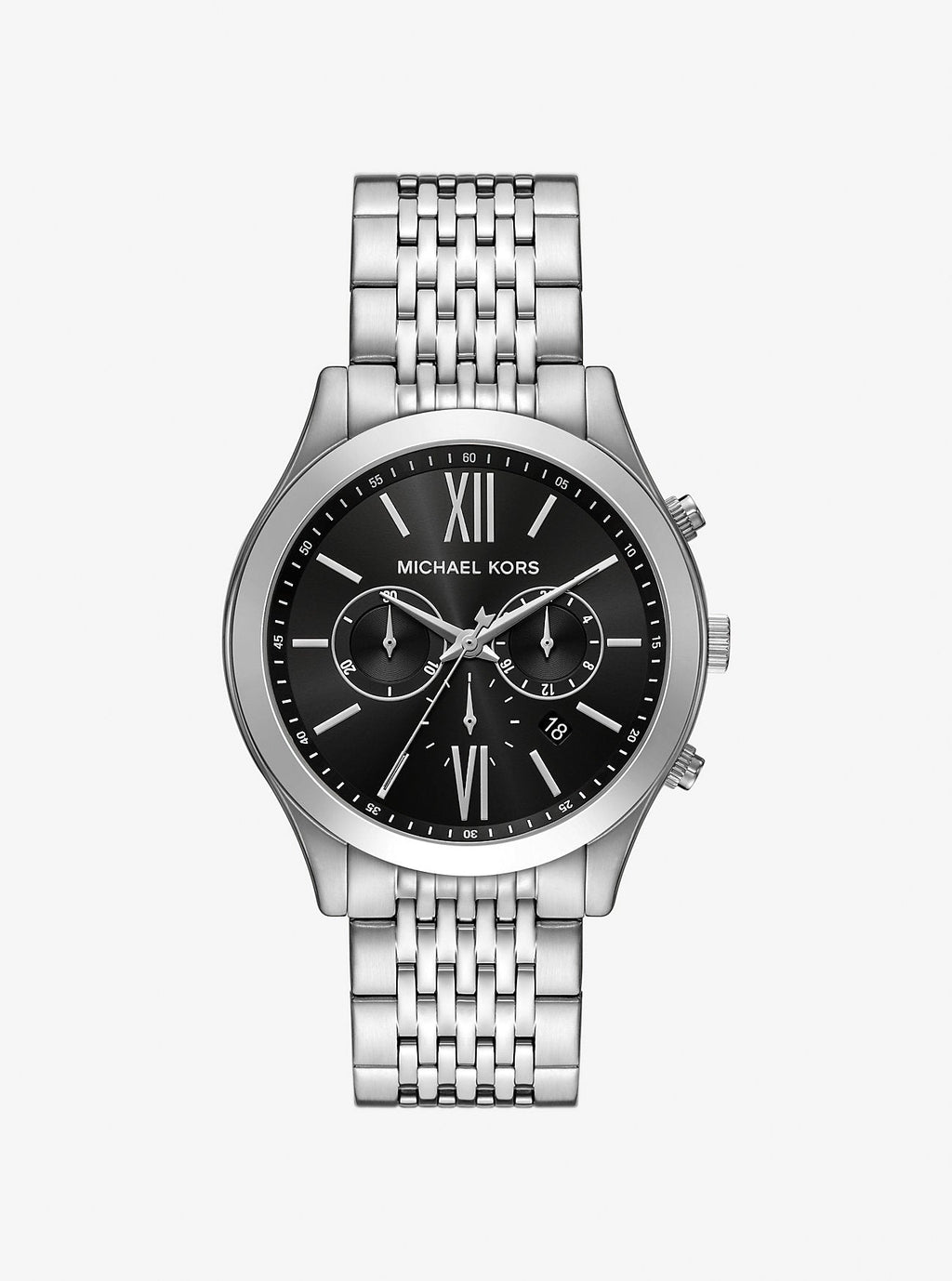 Oversized Aspyn Silver-Tone Watch