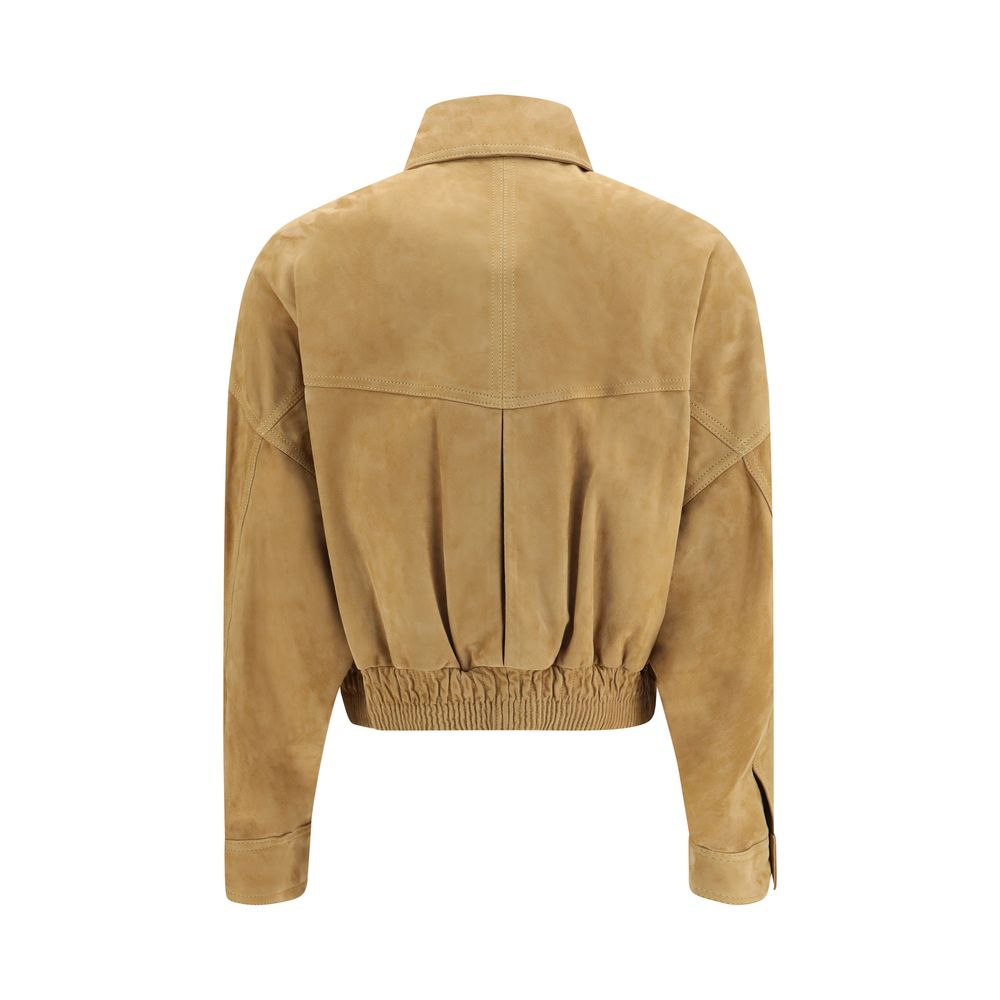 Versace Lamb Leather Women's Bomber