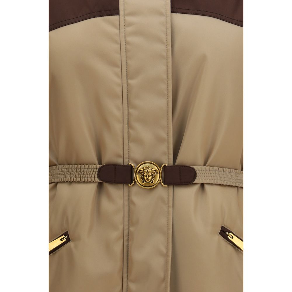 Versace Nylon Full-Length Women's Jacket