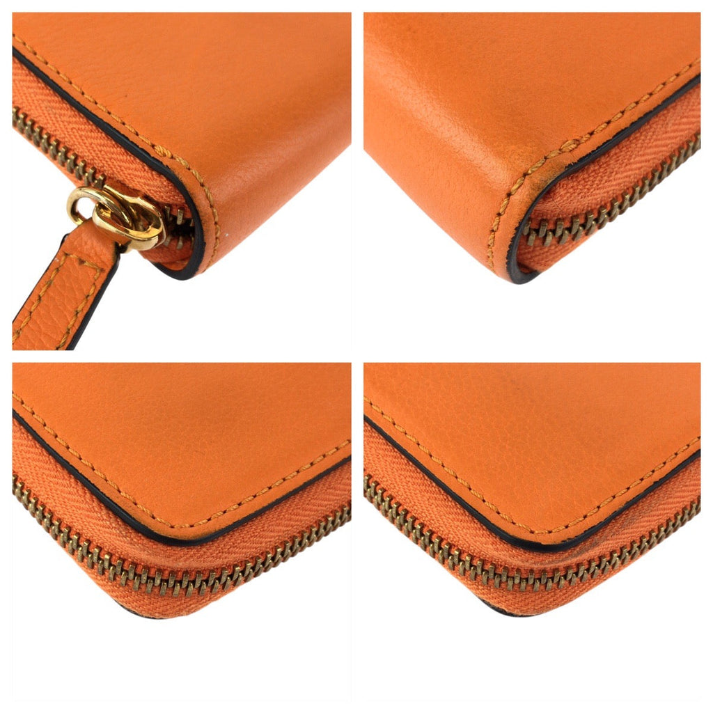 Versace Medusa Leather Zip-Around Wallet