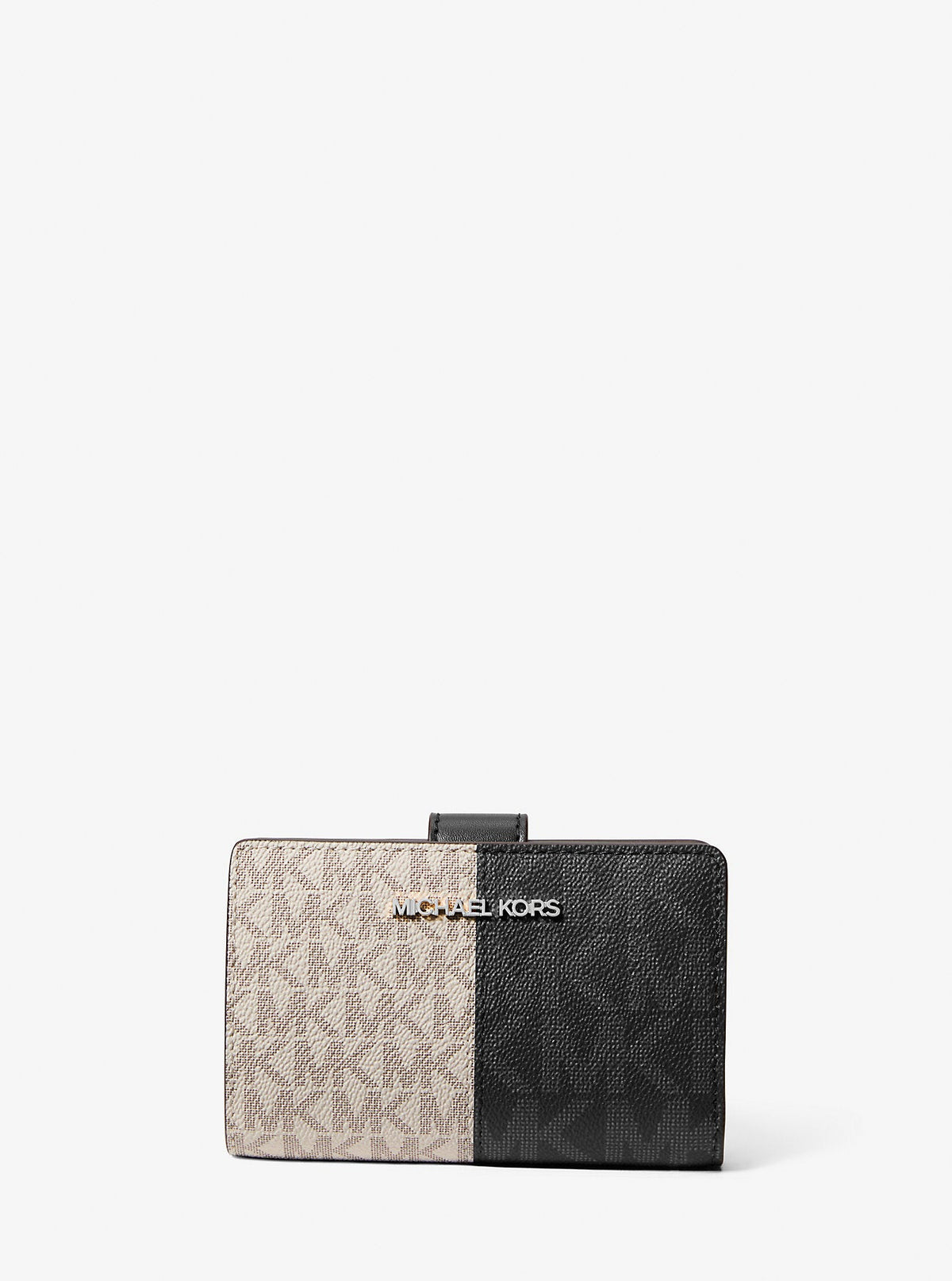 Jet Set Medium Two-Tone Logo Wallet